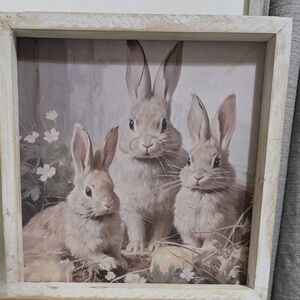Charming Rabbit Family Framed Art